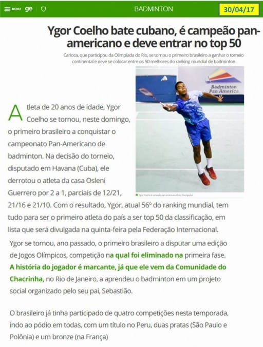 2017 04 30 Globo Esporte